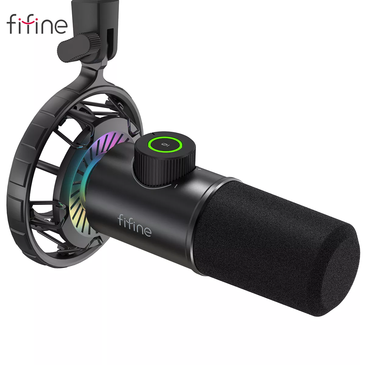 Fifine Dynamic Microphone For Windows&Laptop,Usb Mic For Gaming With Tap To Mute B